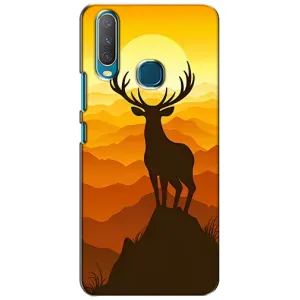 Чохли з зображенням різних тварин на ViVO Y15 (Силует Оленя)