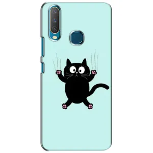Силіконовий чохол з котиком для ViVO Y15 (Падаючий кіт)