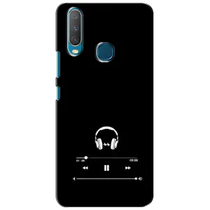 Чохол з картинками на чорному фоні для ViVO Y15 (Плеєр)