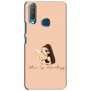 Силіконовый Чохол на ViVO Y15 з картинкой Модных девушек (З собакою)