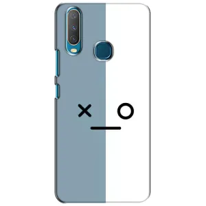 Силиконовые Чехлы (смешные стикеры) для ViVO Y15 (Серо-белый)