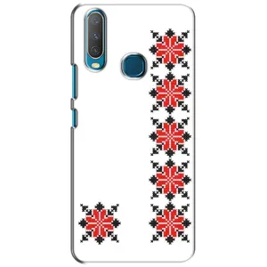 Силиконовый Чехол на ViVO Y15 с картинкой Вышиванки (Силуэт вышиванки)