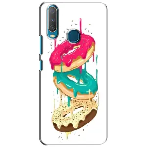 Чехол с изображением вкусной еды для ViVO Y15 (Сочные пончики)