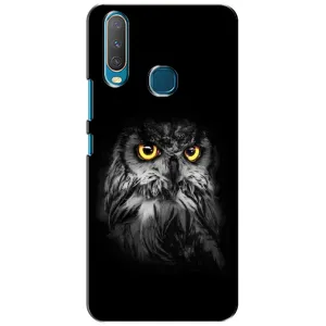 Чехлы с принтом СОВЫ для ViVO Y15 (Сова на чёрном)