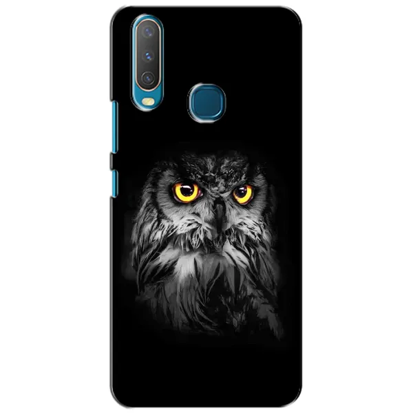 Чехол с рисунком «Сова на чёрном» для Vivo Y15 Чехол с рисунком «Сова на чёрном» для Vivo Y15