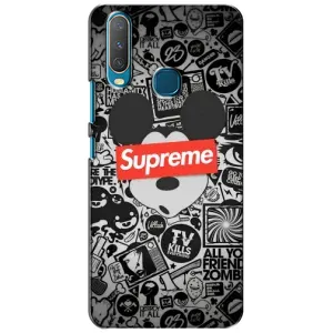 Чехол с Брендами одежды на Виво Y15 (Supreme Маус)