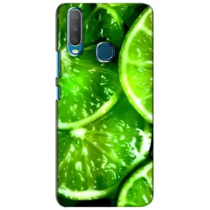 Чехол с изображением вкусной еды для ViVO Y15 (Яркий ЛАЙМ)