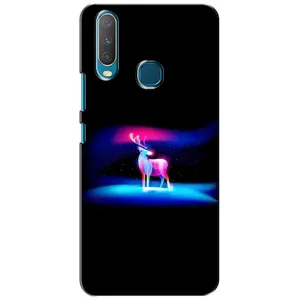 Силіконовий бампер з картинкою звірів для ViVO Y15 (Яскравий олень)