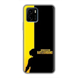 Чохол (TPU) з картинкою "Лого Пабг" на Віво Y15s (Battlegrounds)