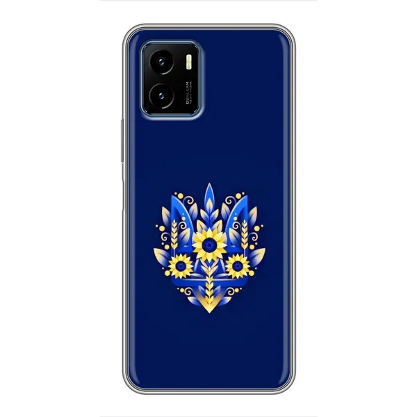 Чехол с рисунком «Цветущий Герб» для Vivo Y15s