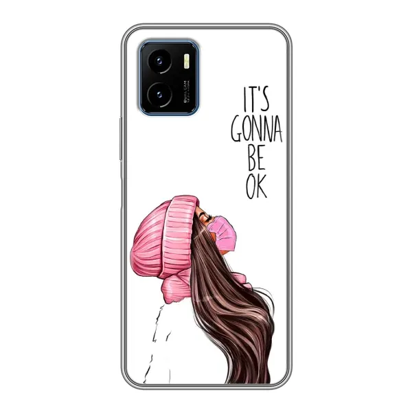 Чехол с рисунком «Девушка в маске» для Vivo Y15s Чехол с рисунком «Девушка в маске» для Vivo Y15s