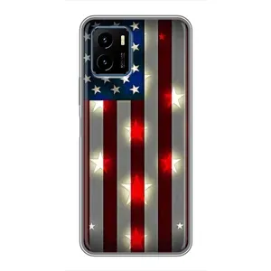 Чехол Флаг USA для Vivo Y15s (Флаг США 2)