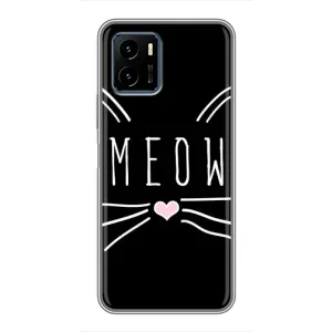 Бампер с изображением Котиков для Виво Y15s (КОТИК MEOW)