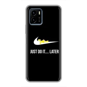Силиконовый Чехол на Vivo Y15s с картинкой Nike (Later)