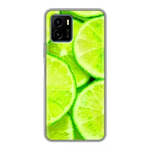 Чохол з зображенням смачної їжі для Vivo Y15s (Лайм)