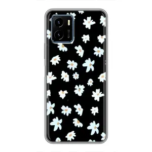 Чехол с ромашками на Vivo Y15s (Маленькие ромашки)