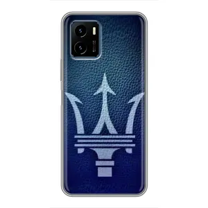 Чехлы с тематикой "Крутые машины" на Vivo Y15s (Лого Maserati)
