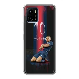Чехол (TPU) с Футболистом на Vivo Y15s (MBAPPE 10)