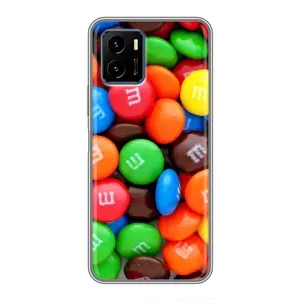 Чохол з зображенням смачної їжі для Vivo Y15s (Різнокольорові M&M'S)
