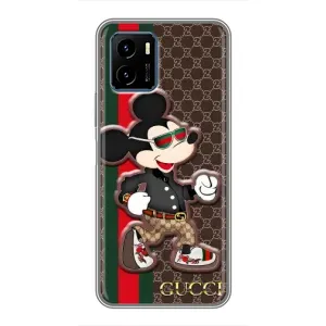 Чехлы Бренд GUCCI для Vivo Y15s (Маус Гуччи)