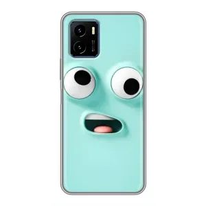 Силиконовые Чехлы (смешные стикеры) для Vivo Y15s (Забавное мятное лицо)
