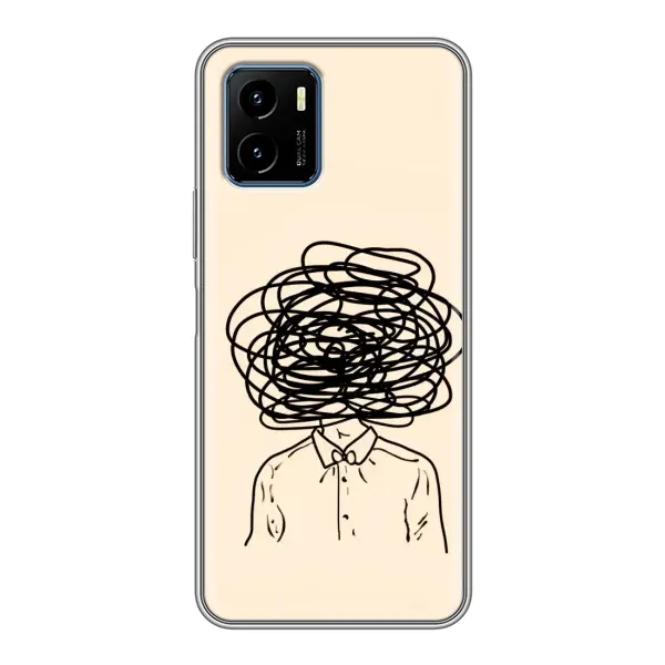 Чехол с рисунком «Мысли» для Vivo Y15s Чехол с рисунком «Мысли» для Vivo Y15s