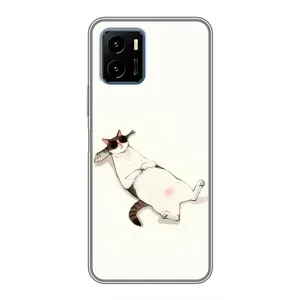 Чехол на тематику: Коты для Vivo Y15s (Отдых)