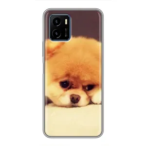 Чехол (ТПУ) Милые собачки для Vivo Y15s (Померанский шпиц)