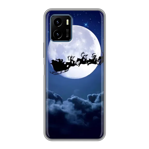 Чехол с рисунком «Санта - луна» для Vivo Y15s Чехол с рисунком «Санта - луна» для Vivo Y15s