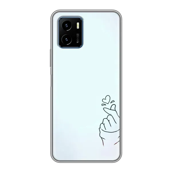 Чехол с рисунком «Сердце на голубом» для Vivo Y15s Чехол с рисунком «Сердце на голубом» для Vivo Y15s