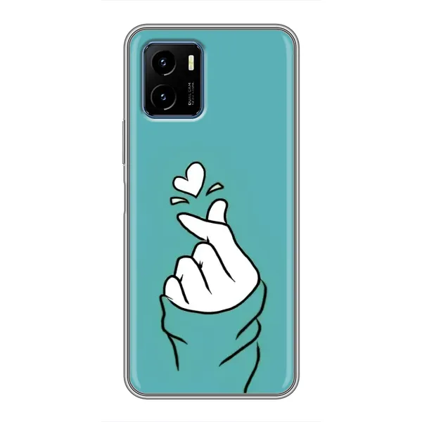 Чехол с рисунком «Сердечко на бирюзовом» для Vivo Y15s Чехол с рисунком «Сердечко на бирюзовом» для Vivo Y15s