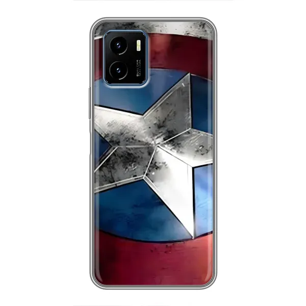 Чехол с рисунком «Щит Капитана Америки» для Vivo Y15s Чехол с рисунком «Щит Капитана Америки» для Vivo Y15s