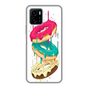 Чохол з зображенням смачної їжі для Vivo Y15s (Соковиті пончики)