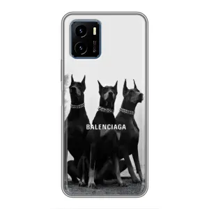 Чехол ДОБЕРМАН для Vivo Y15s (Три добермана)