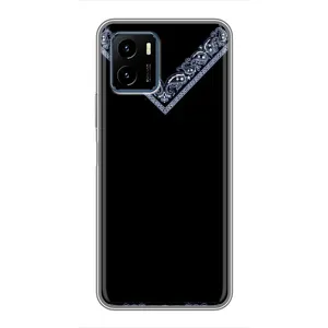 Силиконовый Чехол на Vivo Y15s (Воротник вышиванки)