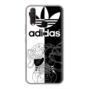 Чехол в стиле "Адидас" для Виво У17 (Adidas шнурки)