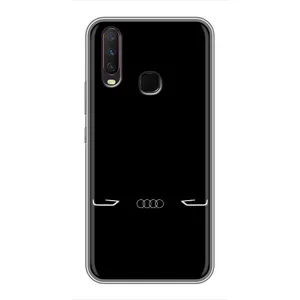 Силиконовый бампер с картинкой машины на ViVO Y17 (Силует Audi)