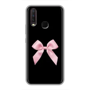 Чехол банты для ViVO Y17 (Бант на черном)