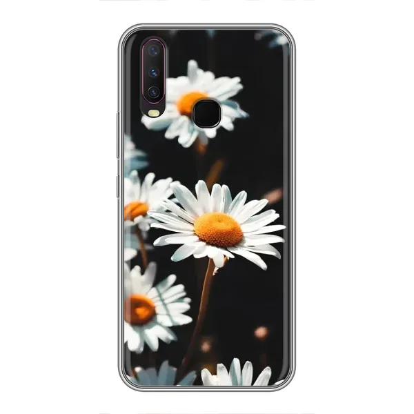 Чехол с рисунком «Белые ромашки» для Vivo Y17 Чехол с рисунком «Белые ромашки» для Vivo Y17
