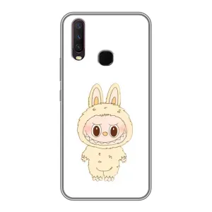 Чехол с принтом Лабубу для ViVO Y17 (Бежевый Лабубу)