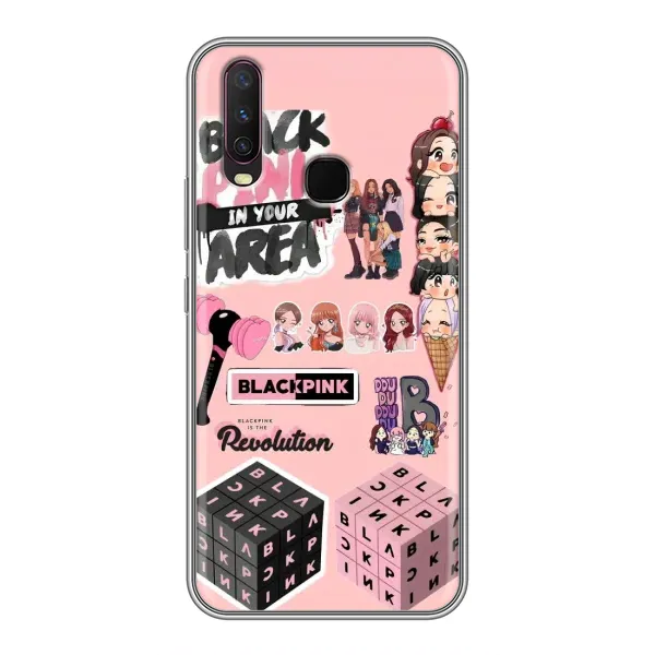 Чехол с рисунком «BLACK PINK коллаж» для Vivo Y17 Чехол с рисунком «BLACK PINK коллаж» для Vivo Y17