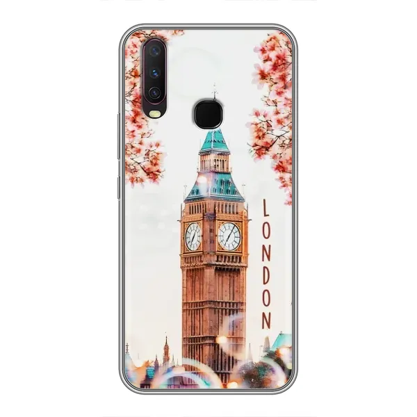 Чехол с рисунком «Часы Лондон» для Vivo Y17 Чехол с рисунком «Часы Лондон» для Vivo Y17