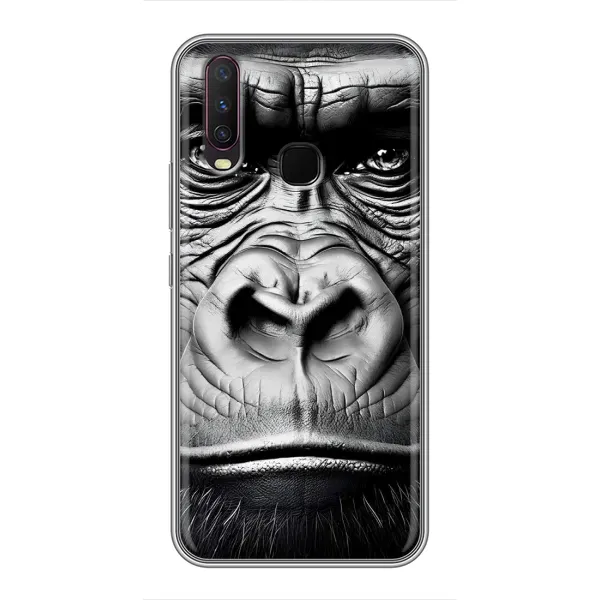 Чехол с рисунком «Черная обезьяна» для Vivo Y17 Чехол с рисунком «Черная обезьяна» для Vivo Y17
