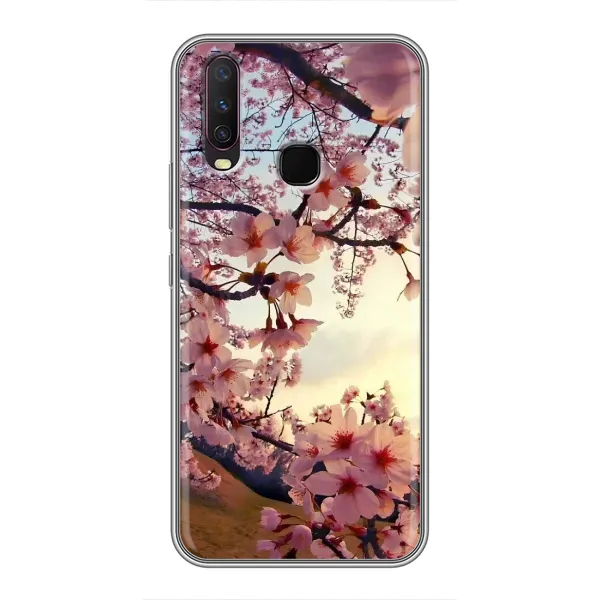 Чехол с рисунком «Цветущая сакура» для Vivo Y17 Чехол с рисунком «Цветущая сакура» для Vivo Y17