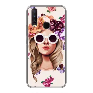 Чохол з картинкою Модні Дівчата ViVO Y17 (Дівчина в окулярах)