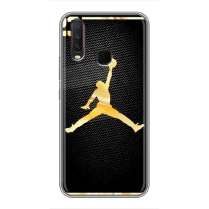 Силиконовый Чехол Nike Air Jordan на Виво У17 (Джордан 23)