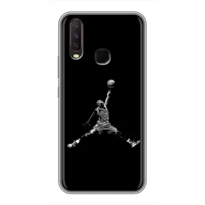 Силиконовый Чехол Nike Air Jordan на Виво У17 (Джордан)