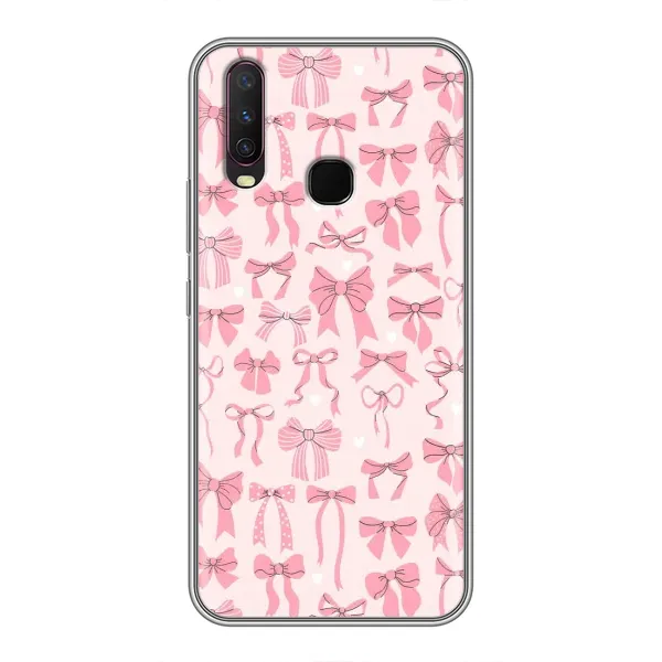 Чехол с рисунком «Фон бантики» для Vivo Y17
