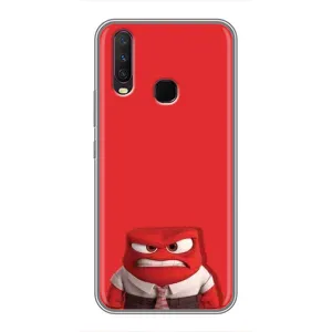 Чехол Головоломка для ViVO Y17 - (AlphaPrint) (Гнев)
