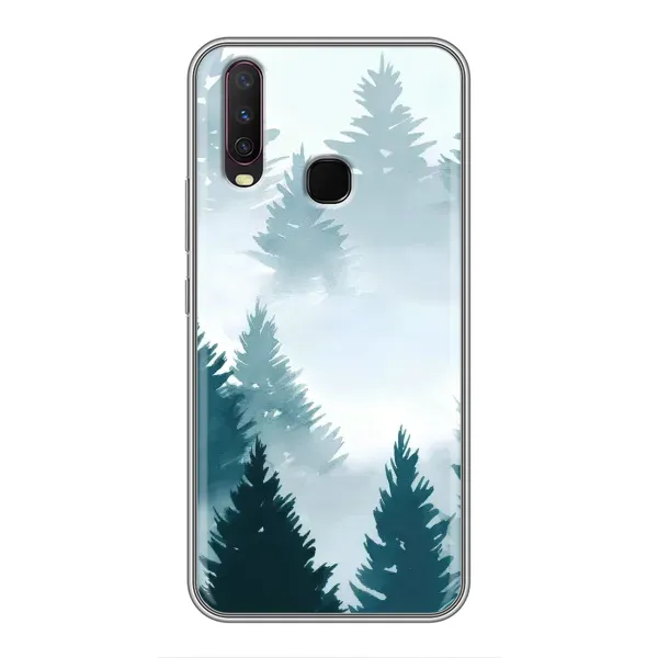 Чехол с рисунком «Горный лес» для Vivo Y17 Чехол с рисунком «Горный лес» для Vivo Y17